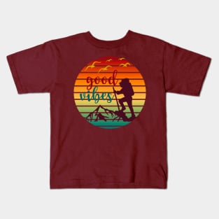 Good Vibes Hiking Kids T-Shirt